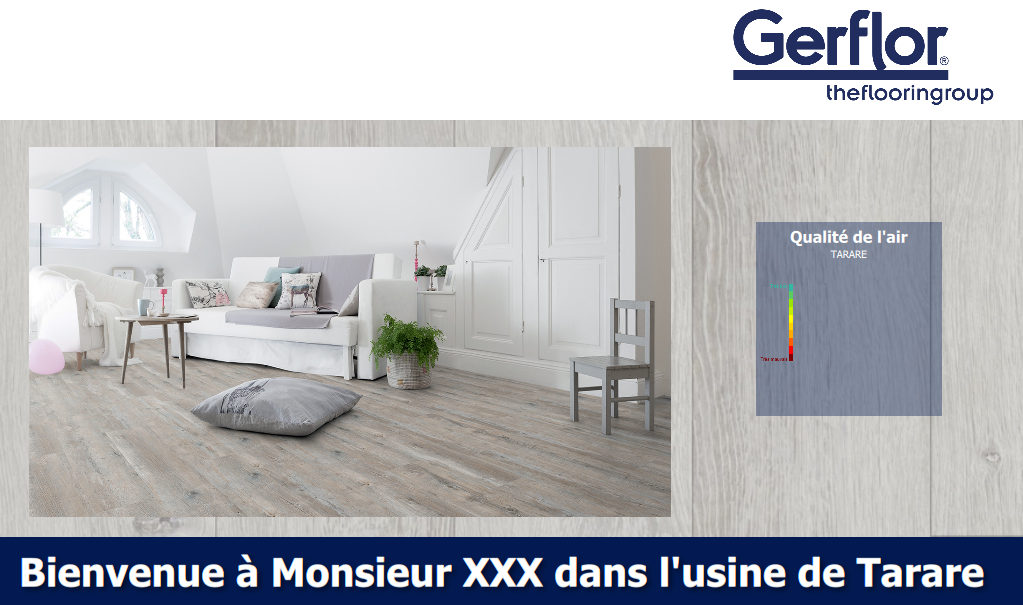 Affichage dynamique Gerflor