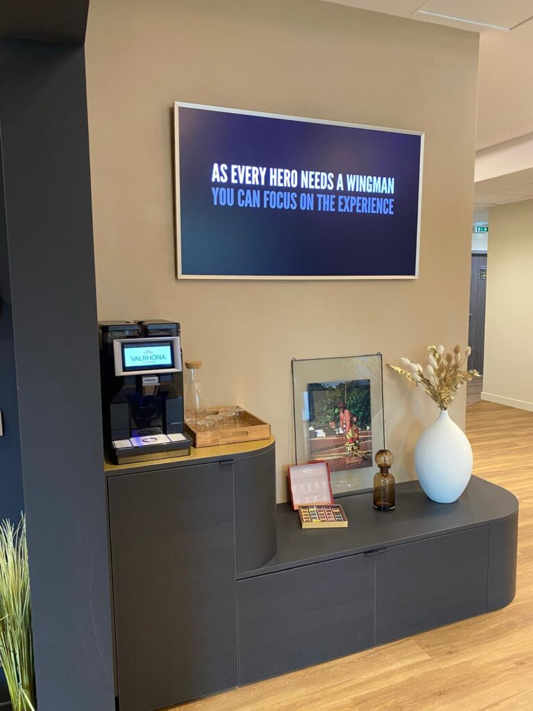 Ecran communication Valrhona