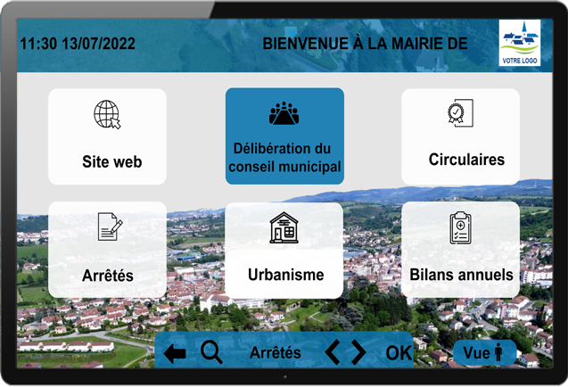 L’application pour les mairies et l’affichage légal