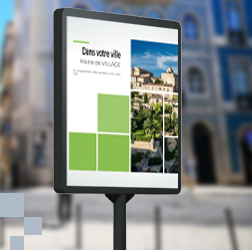Affichage dynamique de votre communication externe