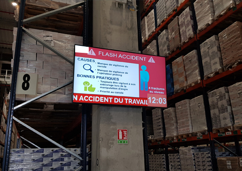 Le management visuel avec l'affichage dynamique