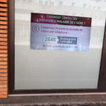 Ecran pour vitrine magasin