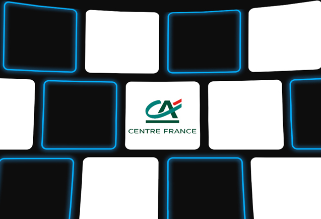 Affichage digital Crédit Agricole