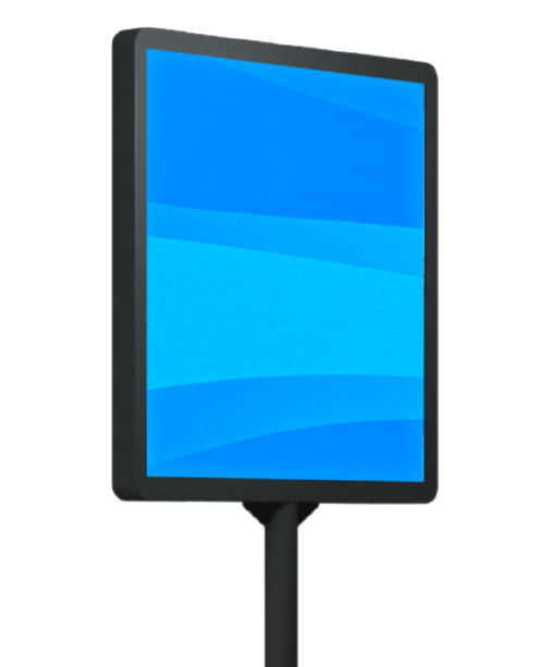 Ecran Outdoor Led 4m² bleu
