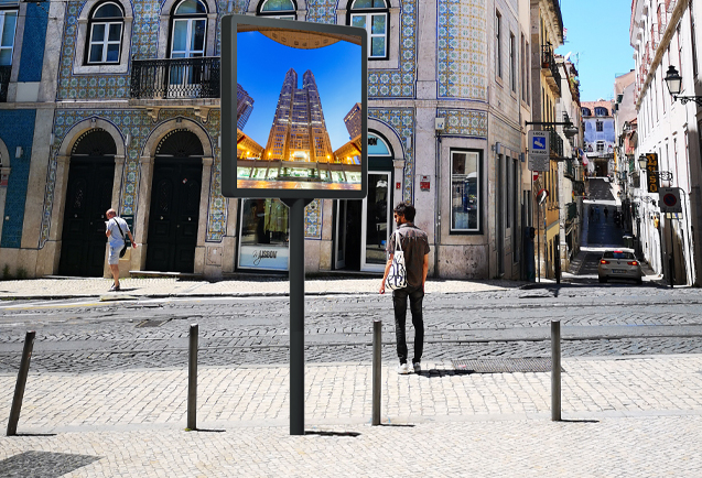 Panneaux information ville