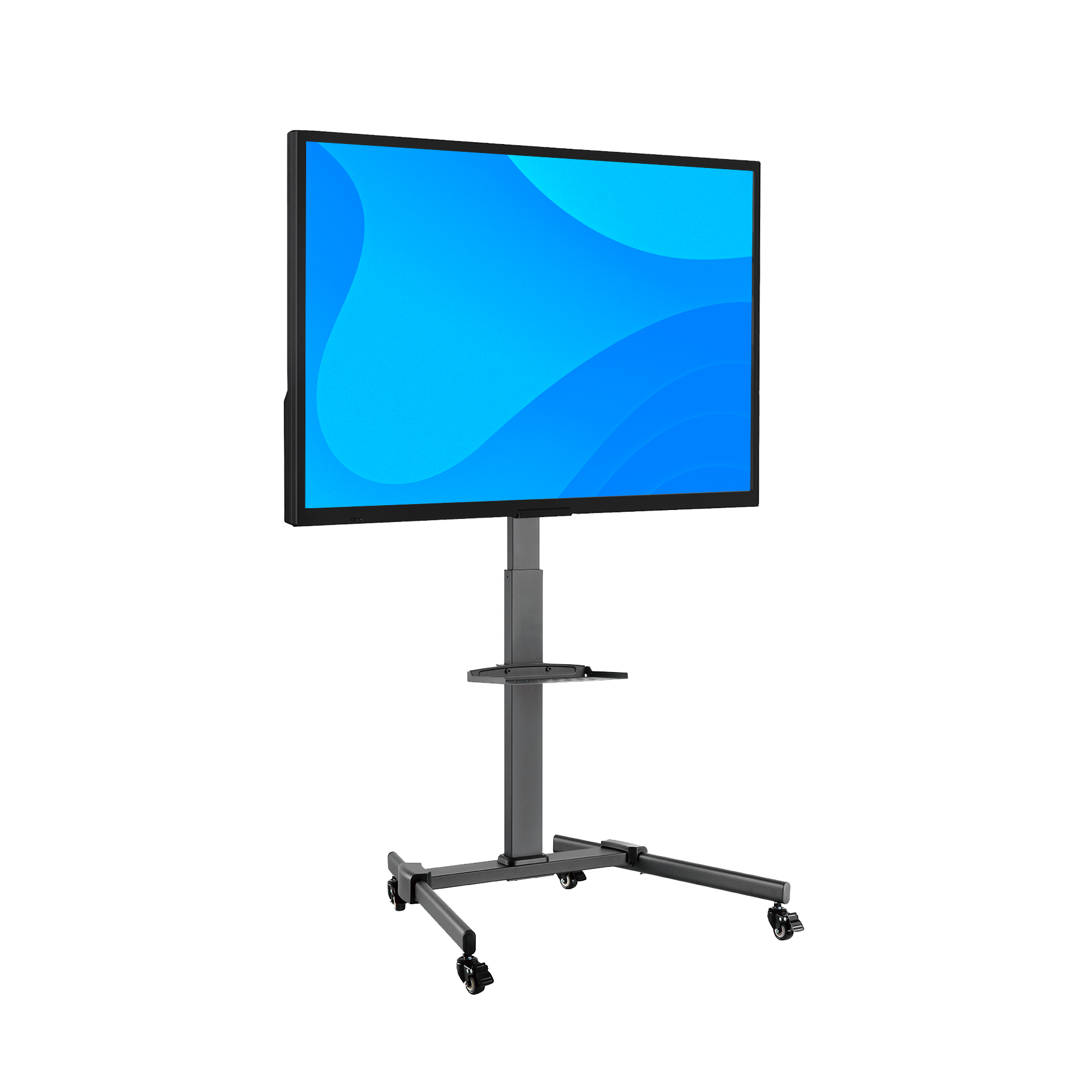 Ecran pour vitrine magasin sur roulettes