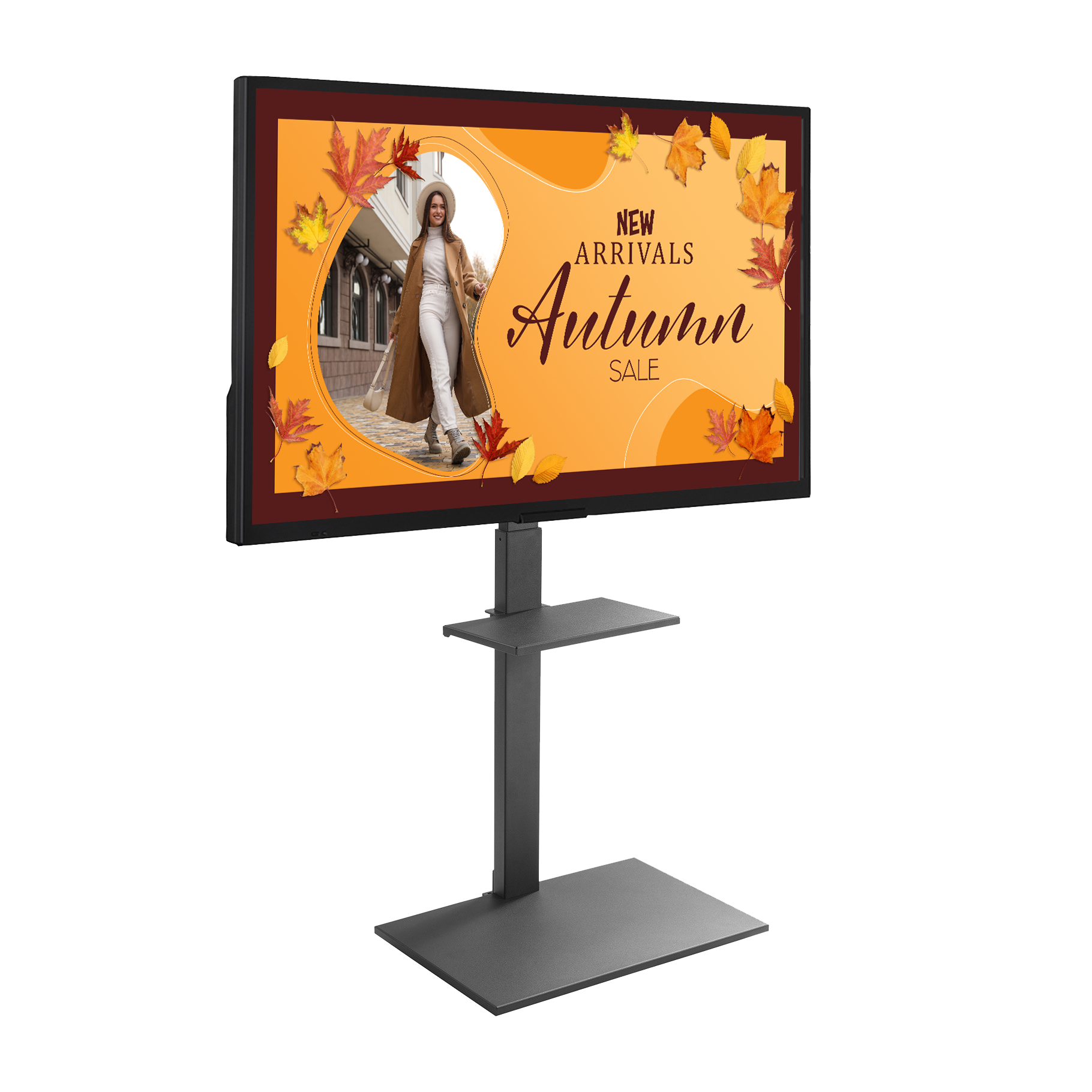 Ecran Support sur pied contenu
