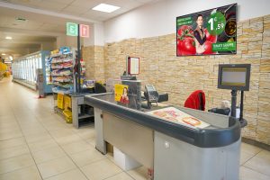 Ecran mural promotion produit