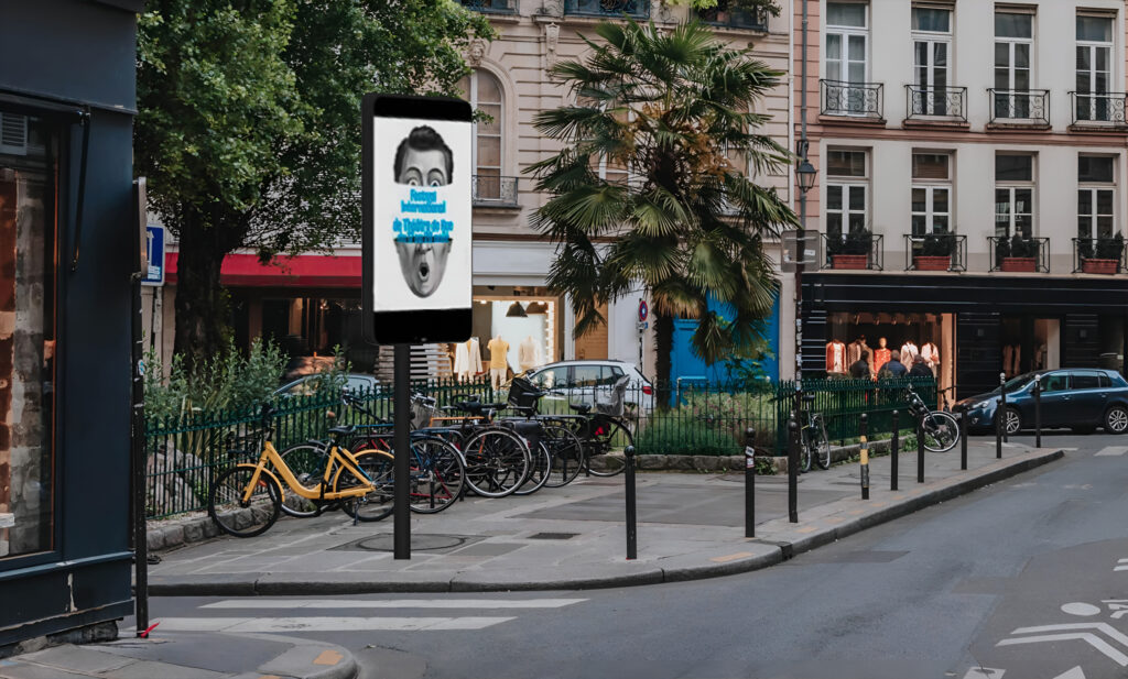 Affichage dynamique mairie et collectivité, panneau led en ville
