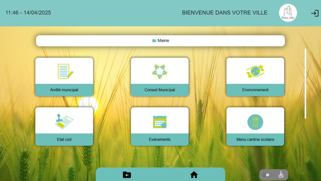 Affichage dynamique mairie - Affichage légal