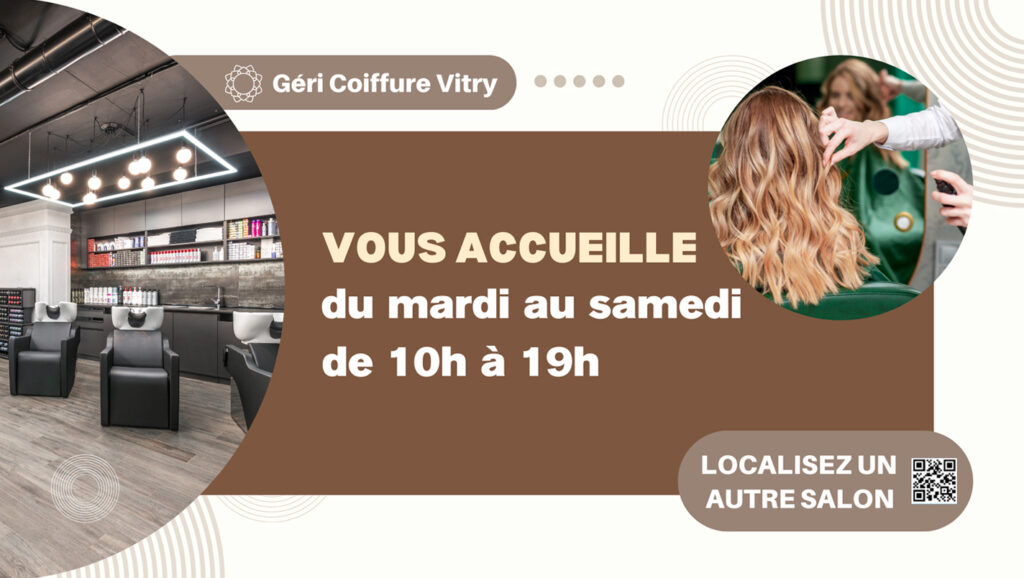 Affichage dynamique retail - Info coiffure