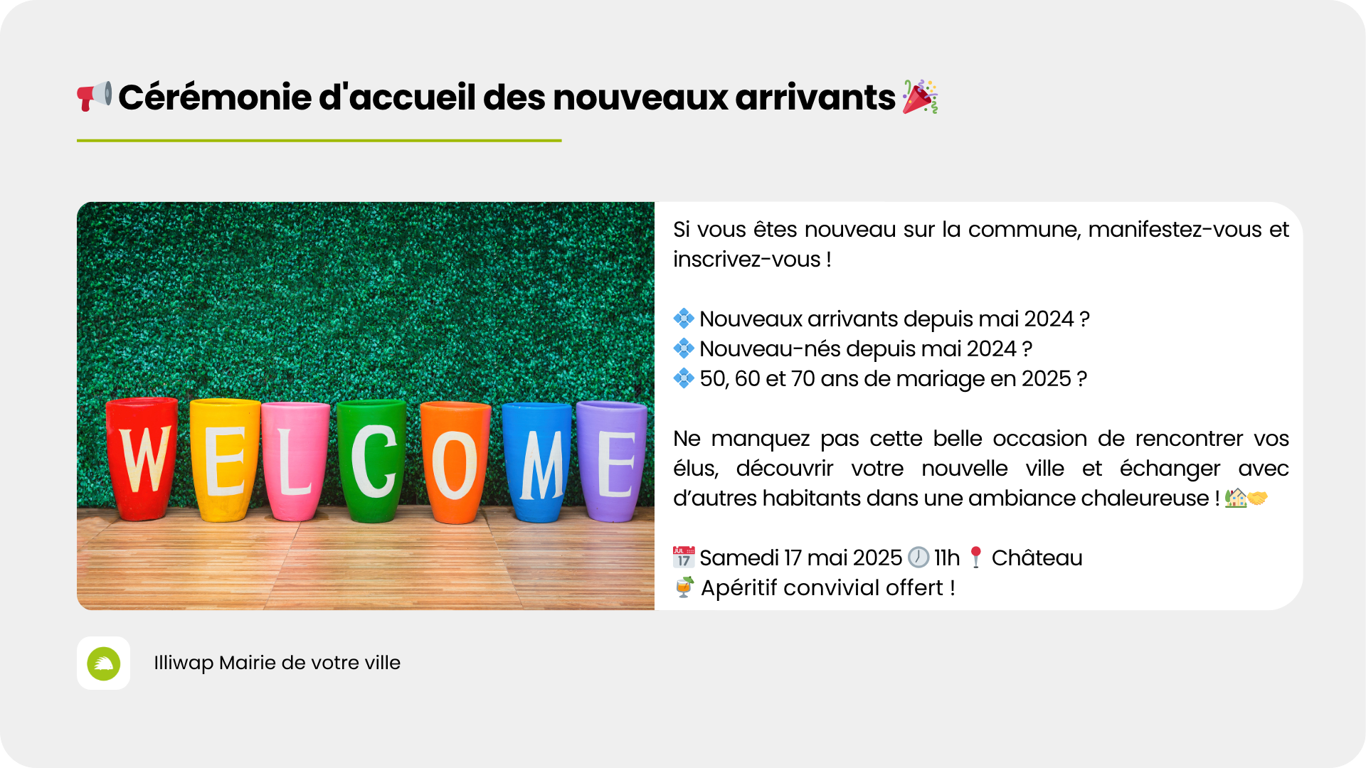 Widget Actualité Illiwap