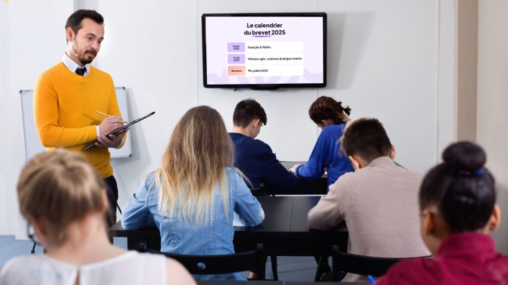 Affichage dynamique enseignement - Ecran salle