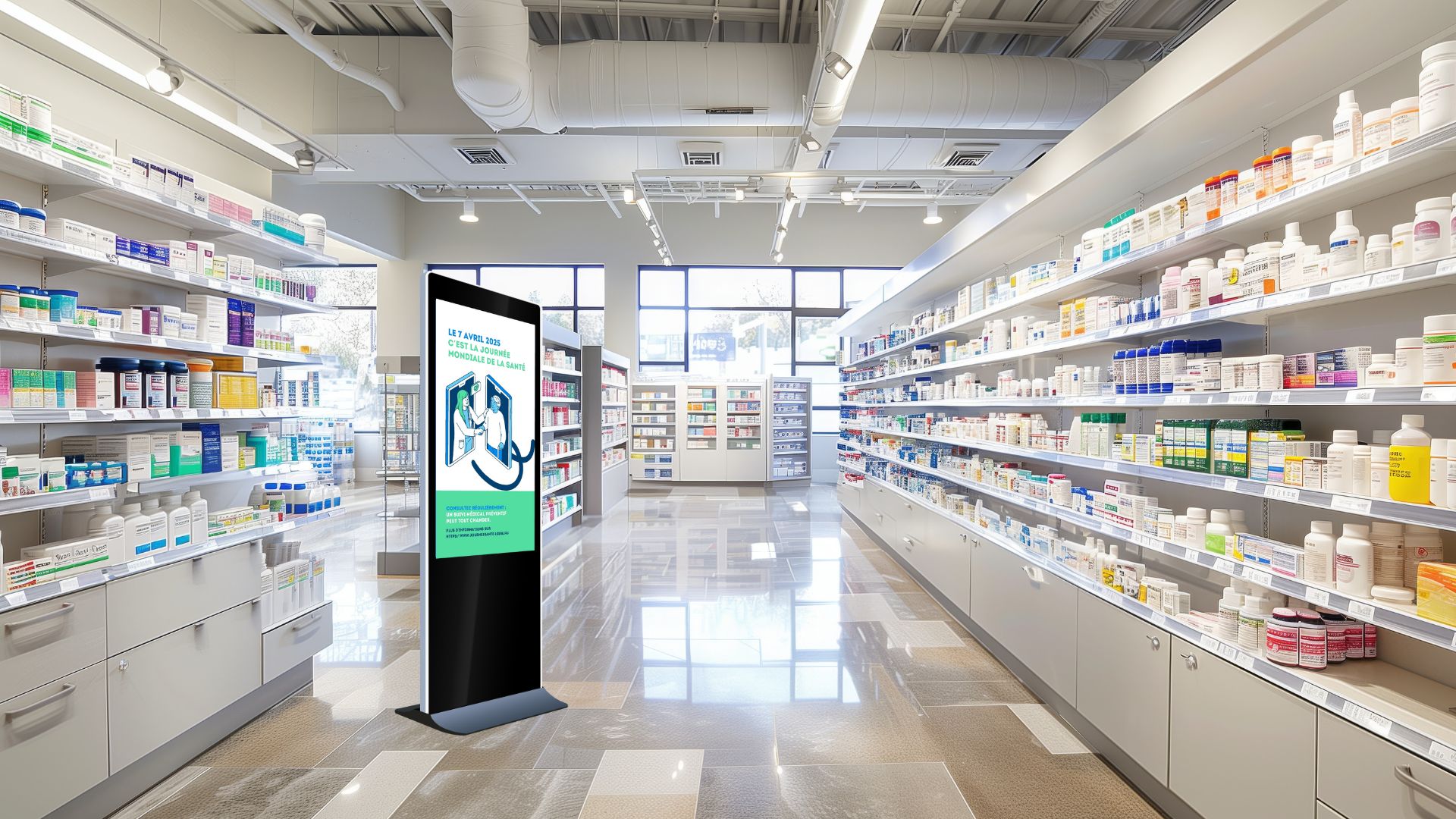 Affichage dynamique pharmacie