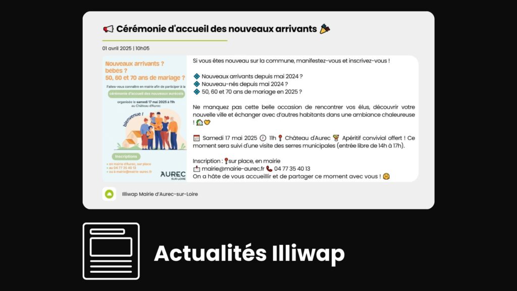 Widget Neotess Actualités Illiwap