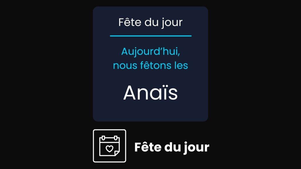 Widget Neotess Fête du Jour