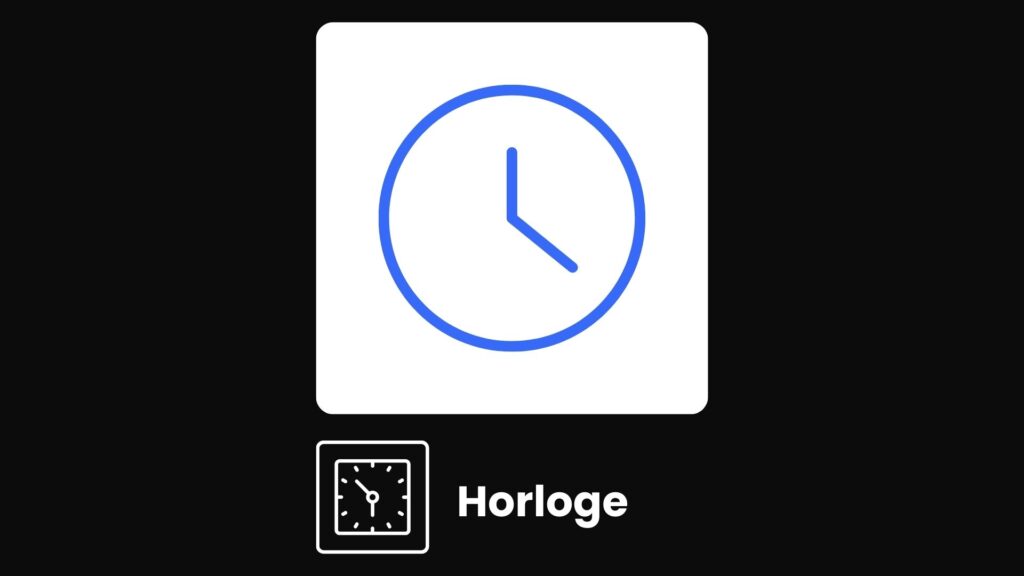 Widget Neotess Horloge