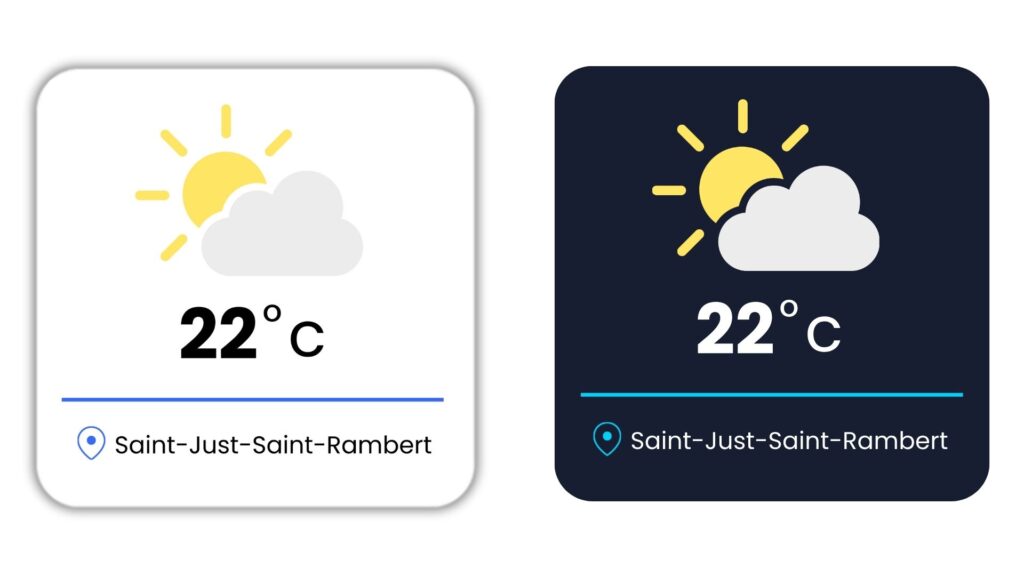 widget meteo simple