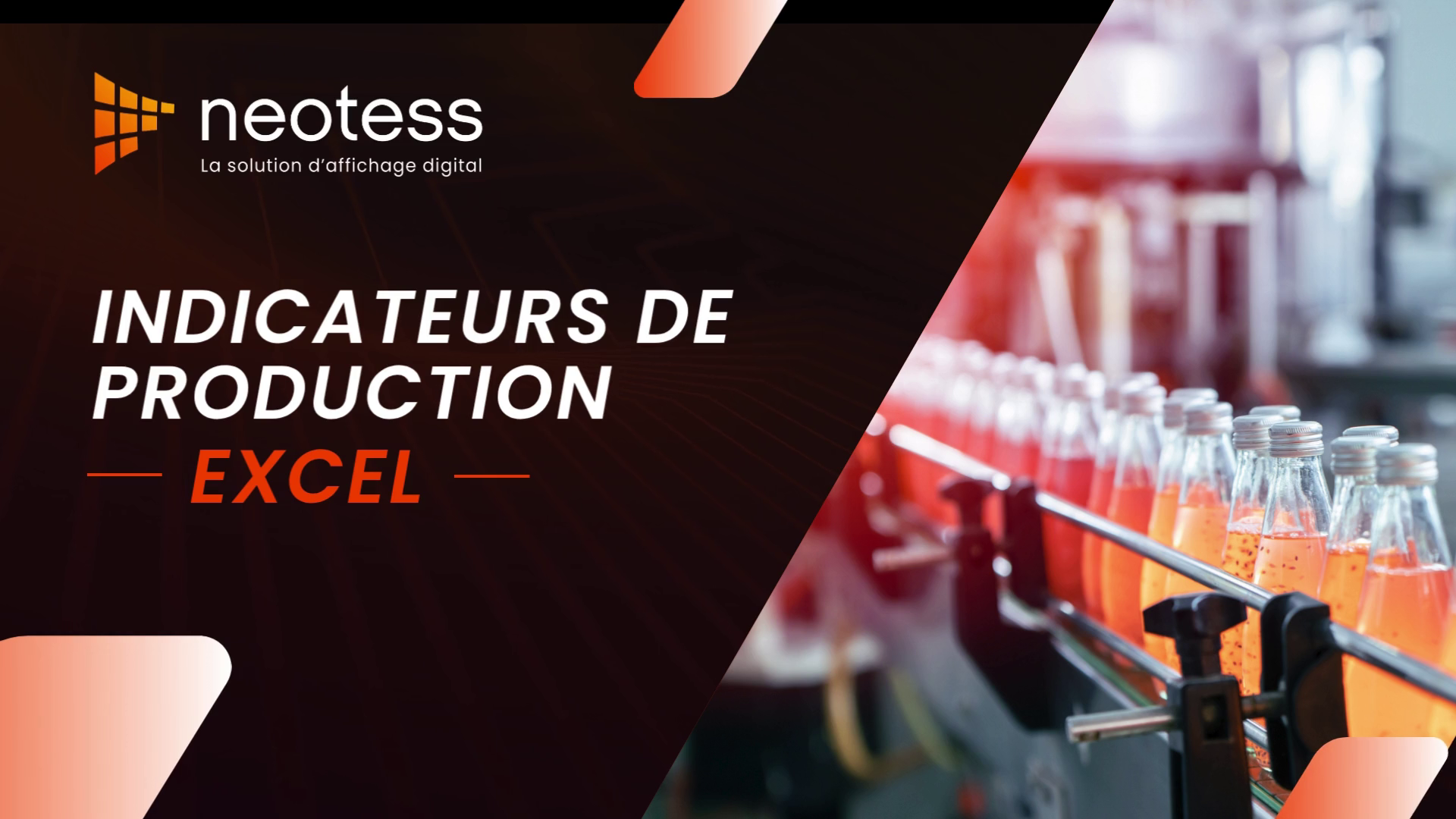 Indicateurs de production - Excel