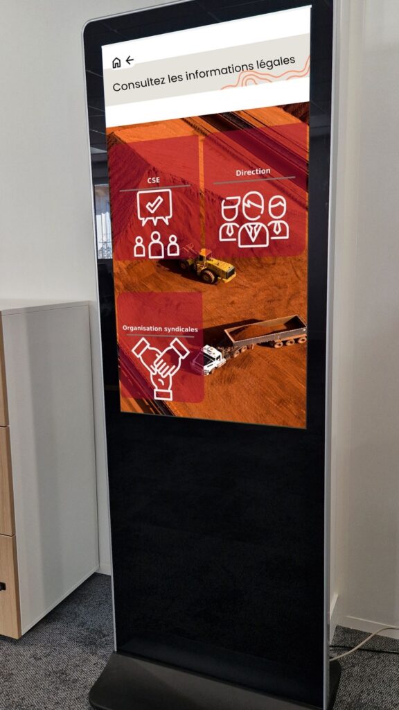 Affichage obligatoire sur totem