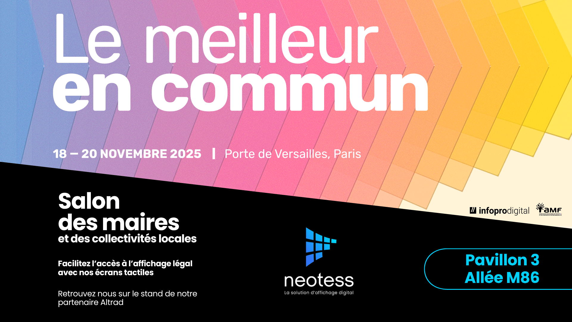 Neotess au Salon des Maires de Paris 2025