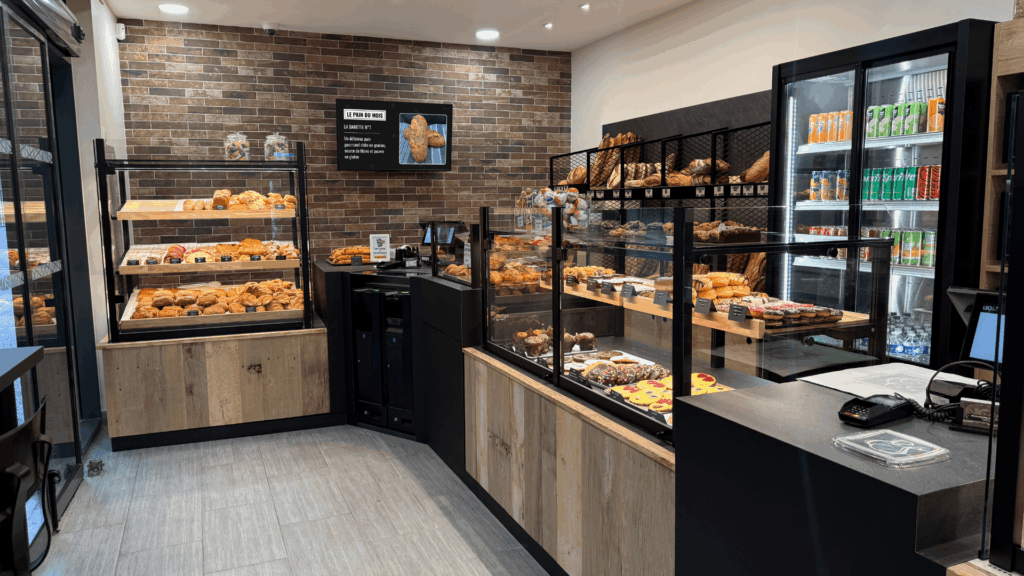 ecran dynamique boulangerie des tilleuls