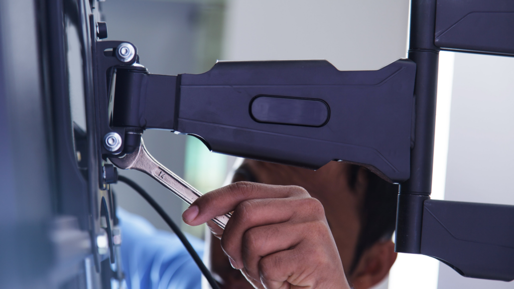 Installation écran zone de production