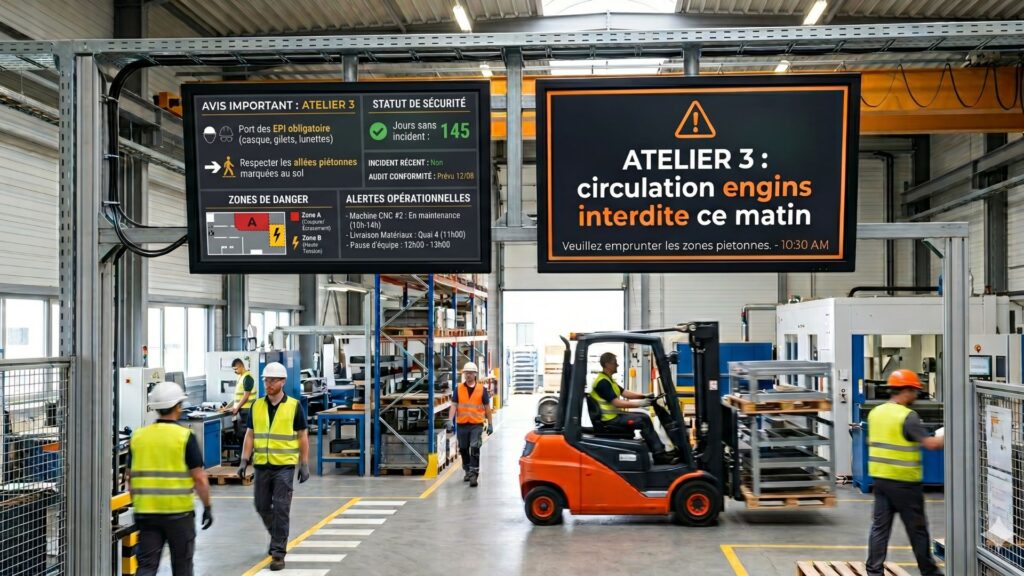 Affichage dynamique - contenu trop complexe ou optimisé