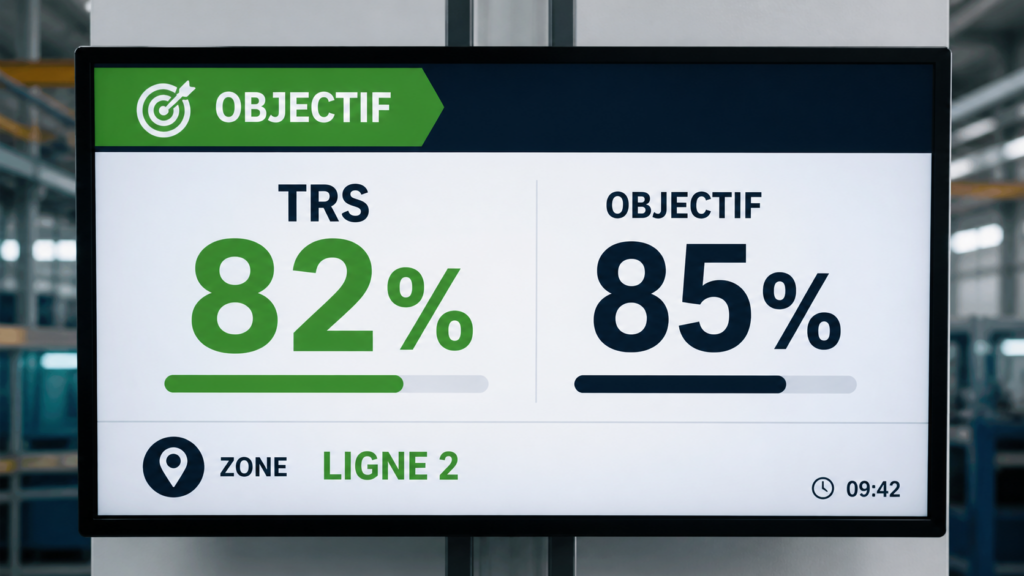 Affichage dynamique objectifs TRS