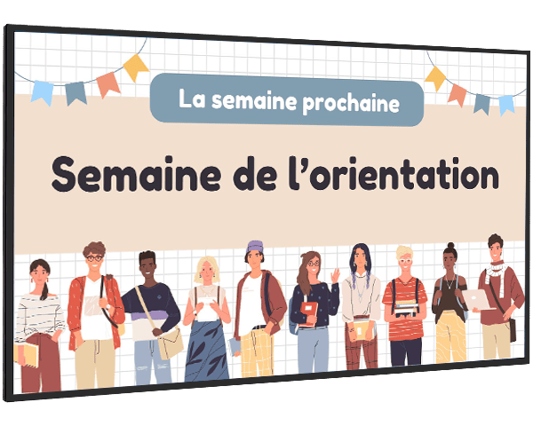 Ecran 43 pouces enseignement