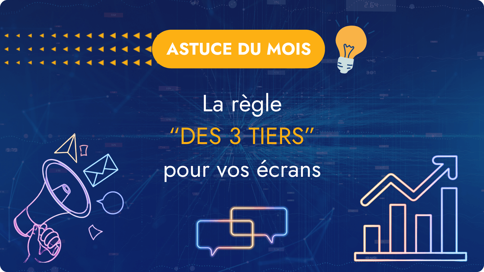 La règle des 3 tiers affichage dynamique
