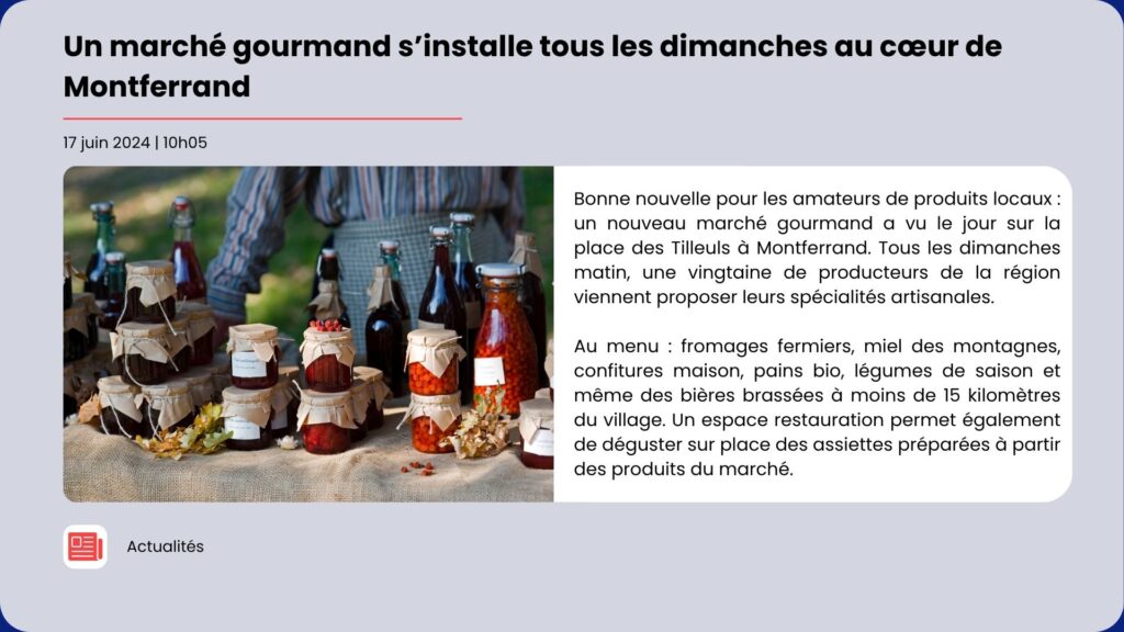 Actualités