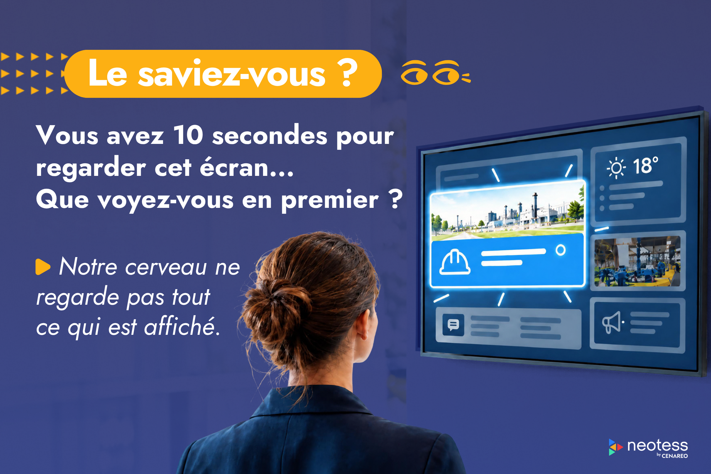 Le saviez-vous - Notre cerveau ne regarde pas tout