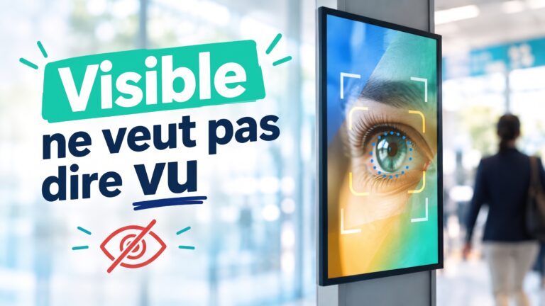 Visible ne veut pas dire vu écran