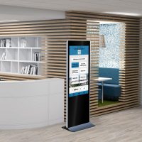 Totem tactile indoor pour l'affichage légal ou obligatoire