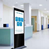 Totem tactile accueil santé